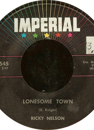 Ricky Nelson (2) : Lonesome Town / I Got A Feeling (7", Single)