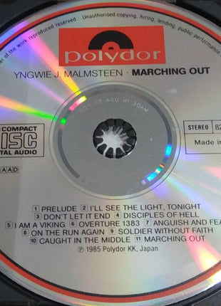 Yngwie J. Malmsteen's Rising Force : Marching Out (CD, Album, RE, PDO)