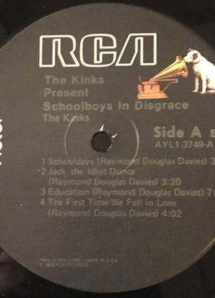 The Kinks : The Kinks Present Schoolboys In Disgrace (LP, Album, RE)