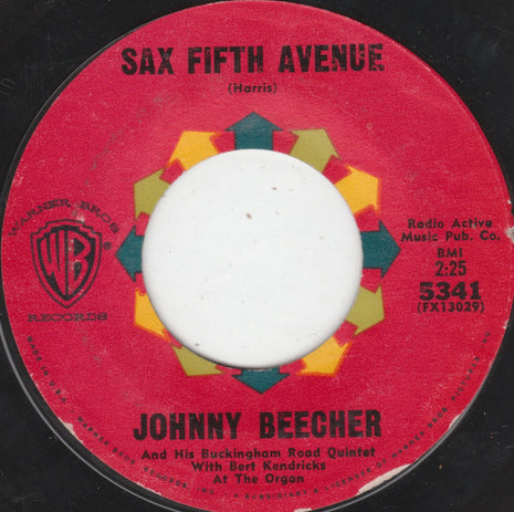Johnny Beecher And His Buckingham Road Quintet : Sax Fifth Avenue / Jack Sax The City (7", Single, Styrene, Bri)