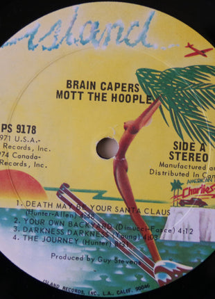 Mott The Hoople : Brain Capers (LP, Album, RP)
