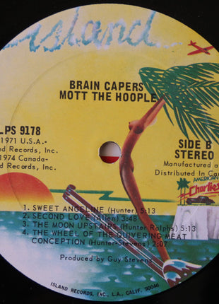 Mott The Hoople : Brain Capers (LP, Album, RP)