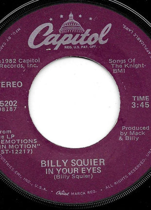 Billy Squier : She's A Runner (7", Single, Win)