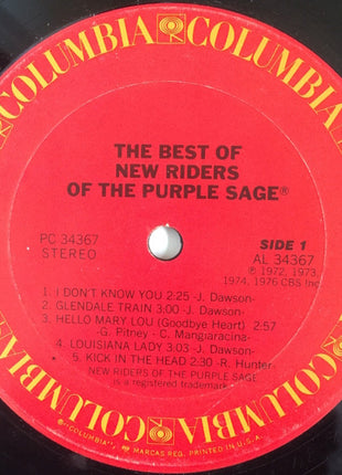 New Riders Of The Purple Sage : The Best Of New Riders Of The Purple Sage (LP, Comp, Ter)