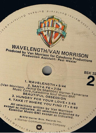 Van Morrison : Wavelength (LP, Album)
