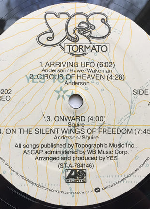 Yes : Tormato (LP, Album, PRC)
