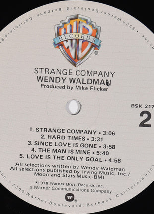 Wendy Waldman : Strange Company (LP, Album, Los)