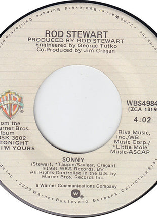 Rod Stewart : Young Turks (7", Single, Spe)