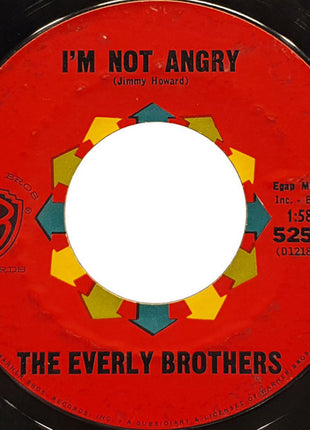 The Everly Brothers* : Crying In The Rain b/w I'm Not Angry (7", Single, Styrene)