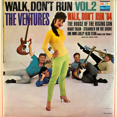 The Ventures : Walk, Don't Run Vol. 2 (LP, Album, Mono, RP)