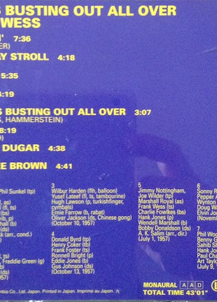 Various : Jazz Is Busting Out All Over (CD, RE, RM)