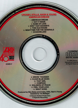 Crosby, Stills, Nash & Young : American Dream (CD, Album, RP)