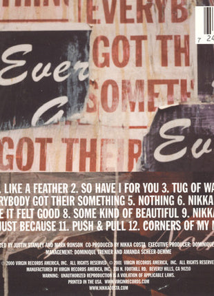 Nikka Costa : Everybody Got Their Something (CD, Album)