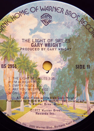 Gary Wright : The Light Of Smiles (LP, Album, Ter)