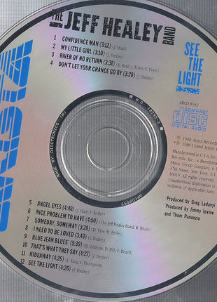 The Jeff Healey Band : See The Light (CD, Album)