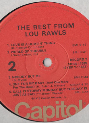 Lou Rawls : The Best From Lou Rawls (2xLP, Comp)