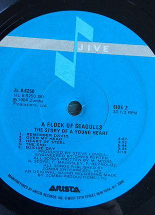 A Flock Of Seagulls : The Story Of A Young Heart (LP, Album)