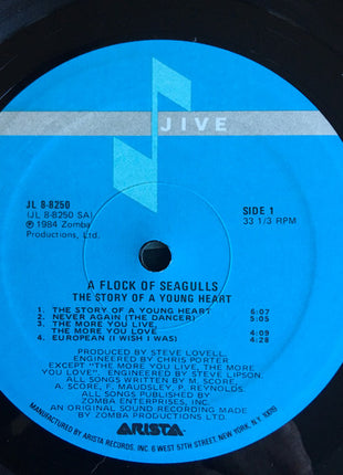 A Flock Of Seagulls : The Story Of A Young Heart (LP, Album)