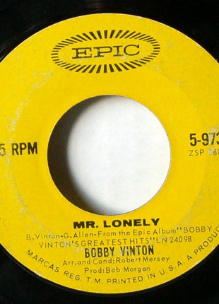 Bobby Vinton : Mr. Lonely / It's Better To Have Loved (7", Single, Styrene, Ter)