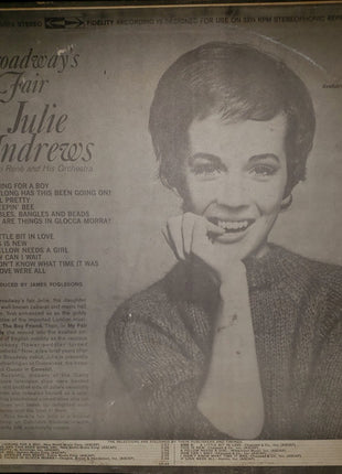 Julie Andrews : Broadway's Fair Julie (LP, Album, RE)