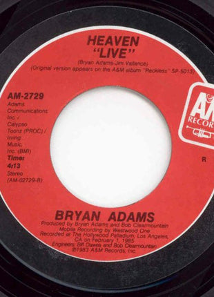 Bryan Adams : Heaven (7", Single, Styrene, R -)