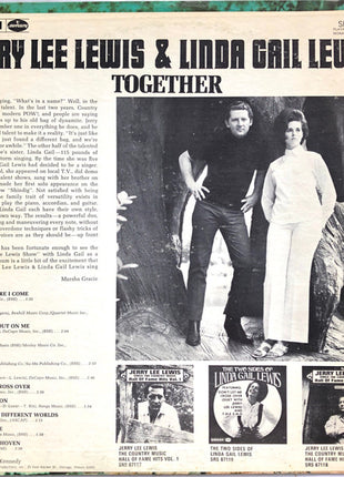 Jerry Lee Lewis & Linda Gail Lewis : Together (LP, Album, Mer)