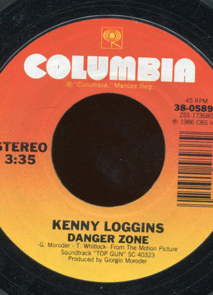 Kenny Loggins : Danger Zone (7", Single, Styrene, Pit)