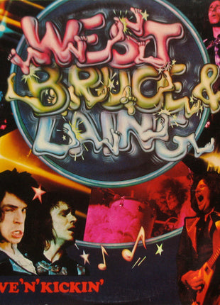 West, Bruce & Laing : Live 'N' Kickin' (LP, Album, Pit)