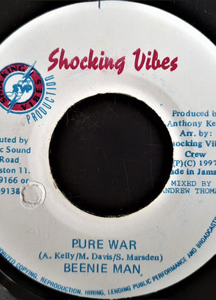 Beenie Man : Pure War (7")