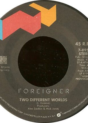 Foreigner : That Was Yesterday (7", Single, SP )