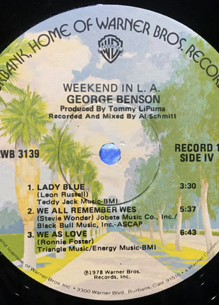 George Benson : Weekend In L.A. (2xLP, Album, Win)