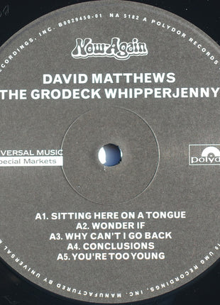 David Matthews* : The Grodeck Whipperjenny (LP, Album, RSD, RE)