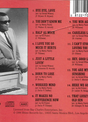 Ray Charles : Modern Sounds In Country And Western Music (CD, Album, RE, RM, RP, Cin)