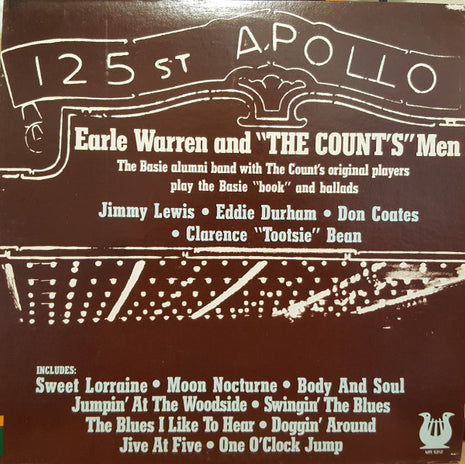 Earle Warren : Earle Warren And The Count's Men (LP, Album)