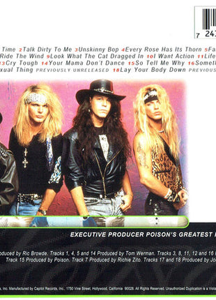 Poison (3) : Poison's Greatest Hits 1986-1996 (CD, Comp)