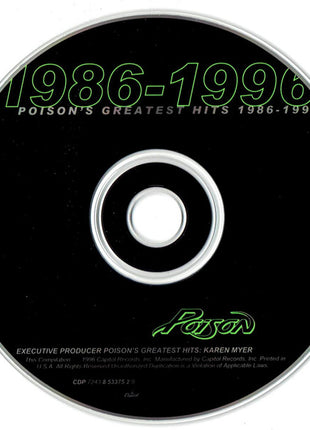 Poison (3) : Poison's Greatest Hits 1986-1996 (CD, Comp)
