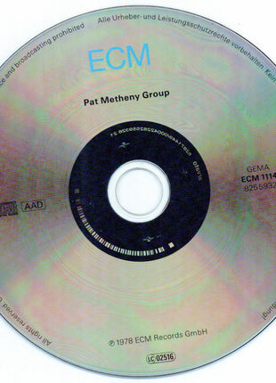Pat Metheny Group : Pat Metheny Group (CD, Album, RE)