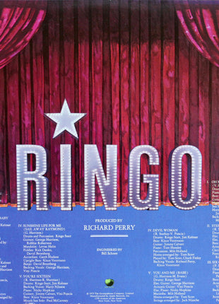 Ringo Starr : Ringo (LP, Album, Win)