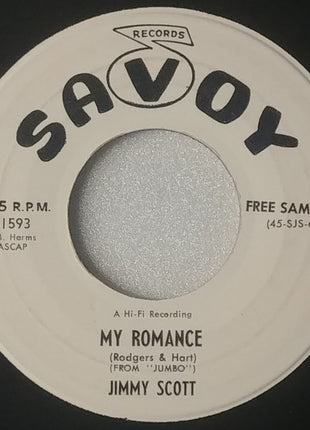 Jimmy Scott : My Romance / These Are The Things I Love (7", Promo)