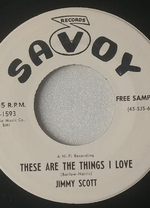 Jimmy Scott : My Romance / These Are The Things I Love (7", Promo)