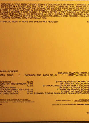 Circle (5) : Paris - Concert (2xLP, Album)