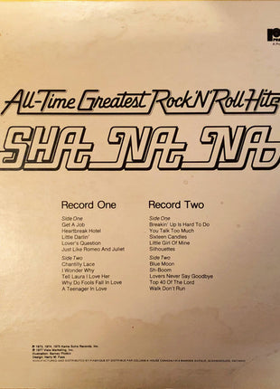Sha Na Na : All-Time Greatest Rock 'N' Roll Hits (2xLP, Comp, Club)