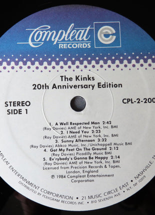 The Kinks : A Compleat Collection 20th Anniversary Edition (2xLP, Comp, Gat)