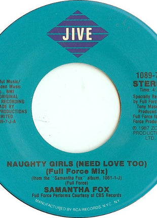 Samantha Fox : Naughty Girls (Need Love Too) (7", Single)