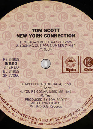 Tom Scott : New York Connection (LP, Album, RE)