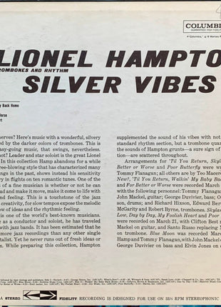 Lionel Hampton :  Silver Vibes (With Trombones And Rhythm) (LP, Album, Hol)
