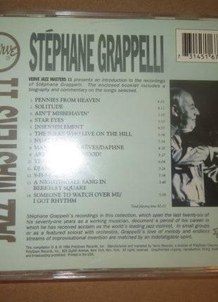 Stéphane Grappelli : Verve Jazz Masters 11 (CD, Comp)