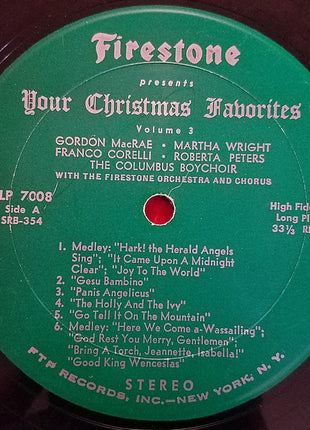 Various : Your Christmas Favorites Volume 3 (LP, Los)