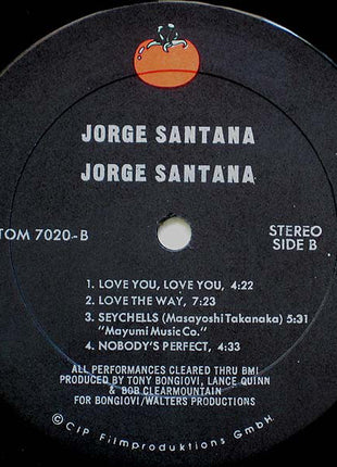 Jorge Santana : Jorge Santana (LP, Album)