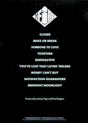 The Firm (7) : The Firm (LP, Album, Spe)